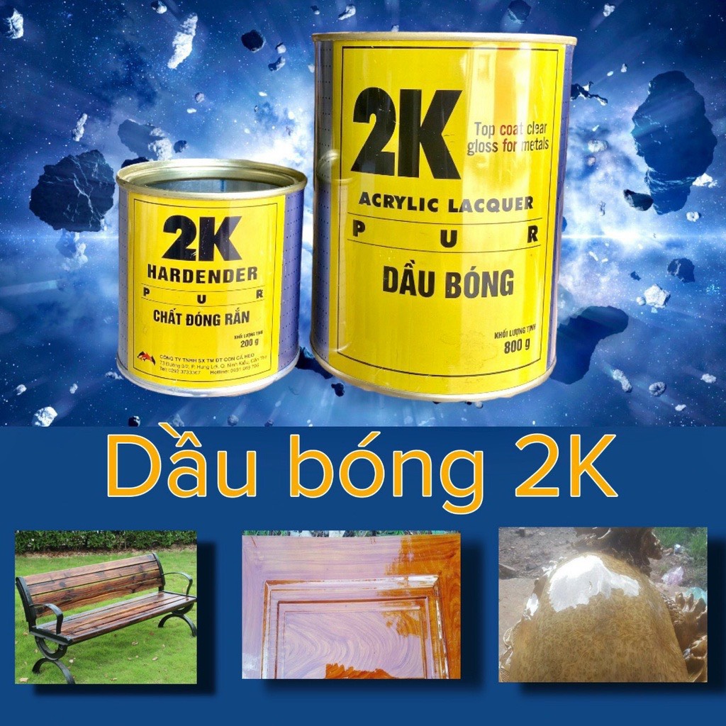 Dầu bóng 2K (Vàng)